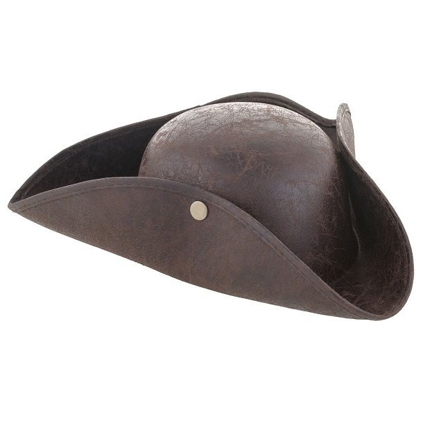 Pirat hat i læder - Kvalitets hatte fra Sjov og Spil.