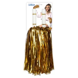 Pompoms guld metallic