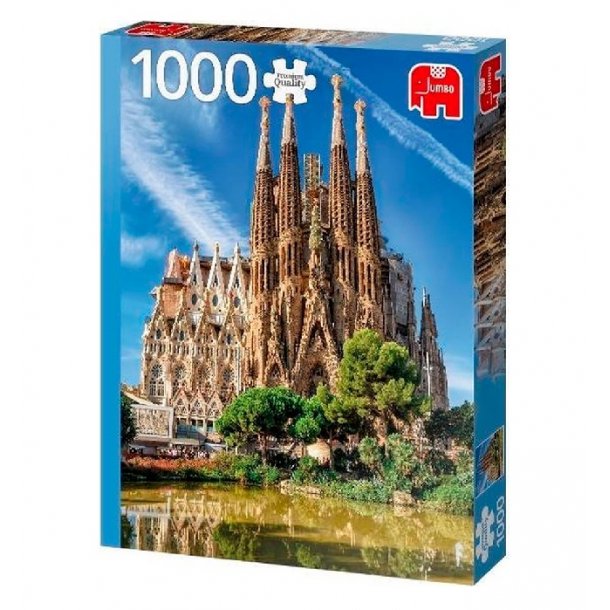 1000 brikker puslespil Sagrada Familia