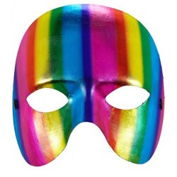Rainbow halvmaske