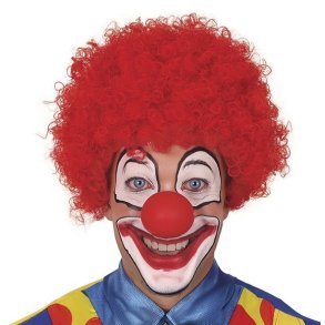 Klovne paryk i r�d