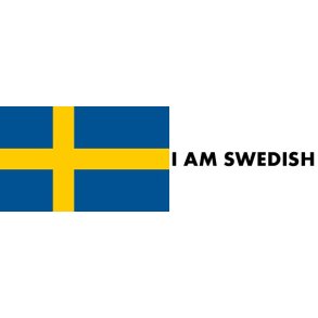 I am Swedish klisterm�rke