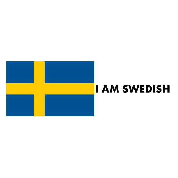I am Swedish klisterm�rke