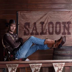 Wild West Saloon flag