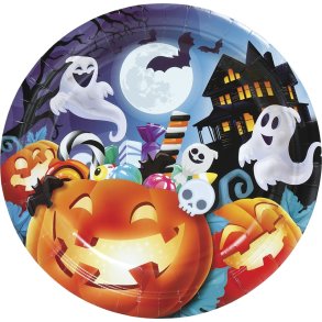 Sweet Halloween paptallerkner