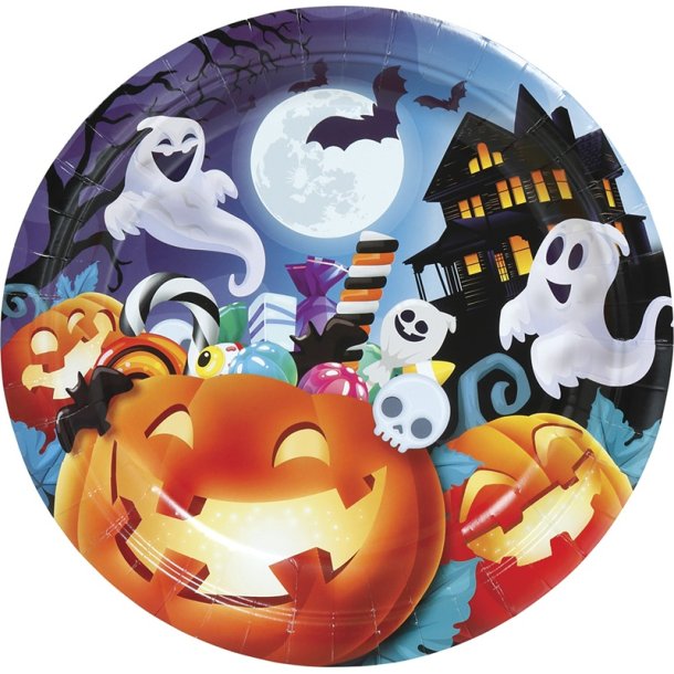 Sweet Halloween paptallerkner