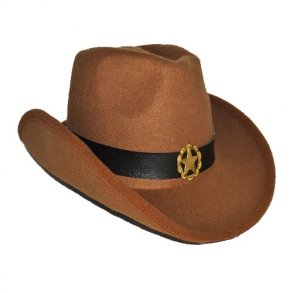 Brun cowboy hat