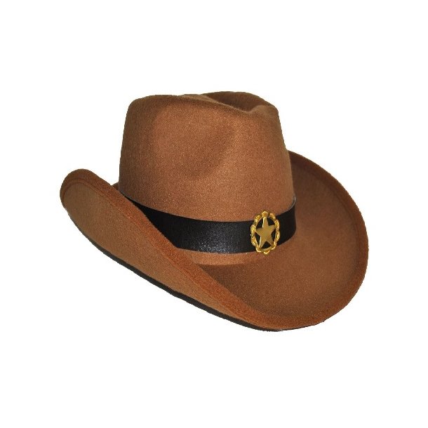 Brun cowboy hat