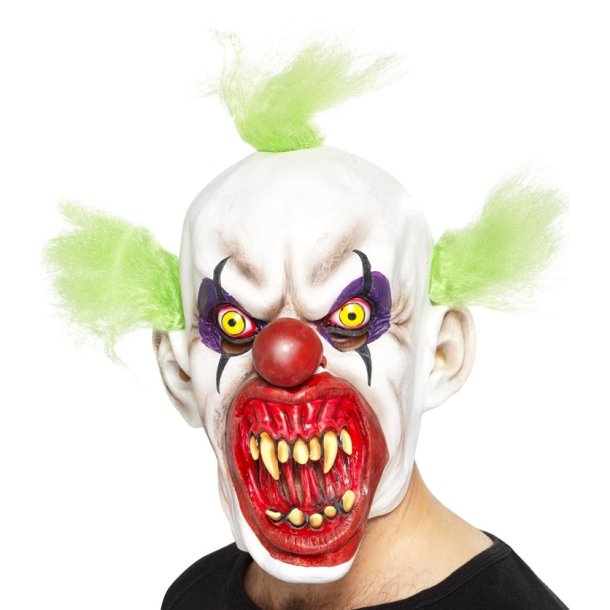 Sinister killer clown maske