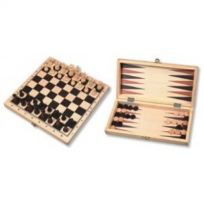 Skak og Backgammon spil