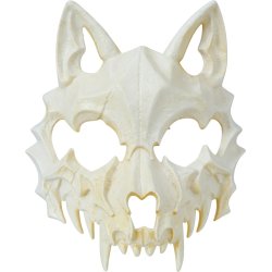 Skelet kat maske