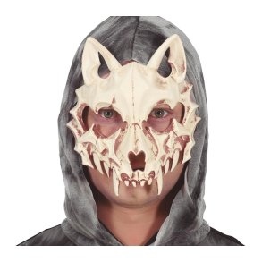Skelet kat maske