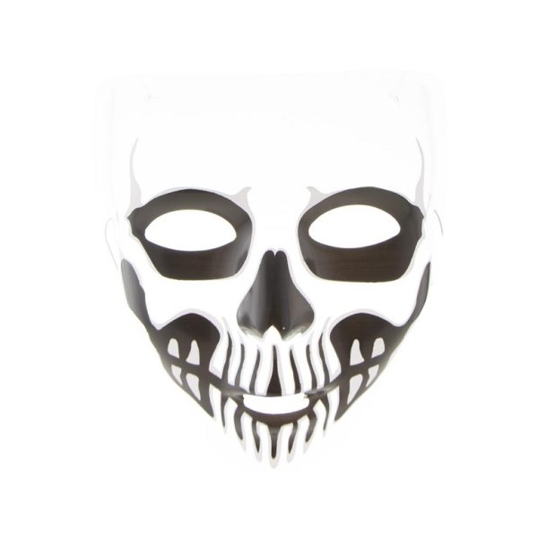 Gennemsigtig skelet maske