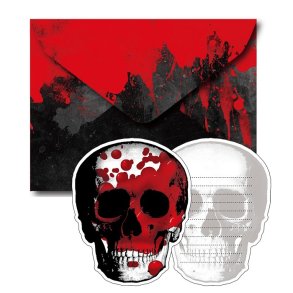 Skull invitations kort