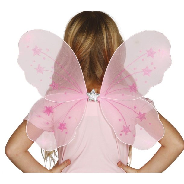 Sommerfugle vinger i pink