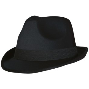 Sort gangster hat