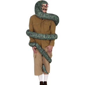 Slange mad kostume
