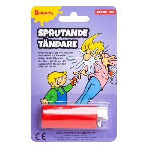 Sprjtende lighter