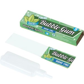 Spr�jtende tyggegummi