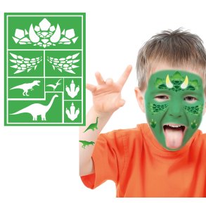 Stencil dinosaurer st