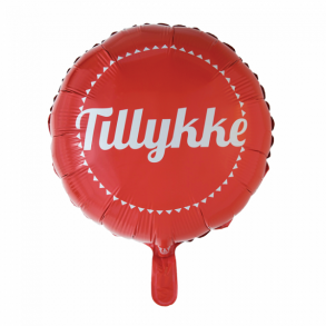 Tillykke folieballon