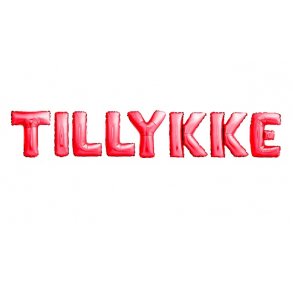 Tillykke folieballoner