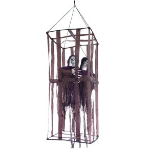 Skeletter i stor bur