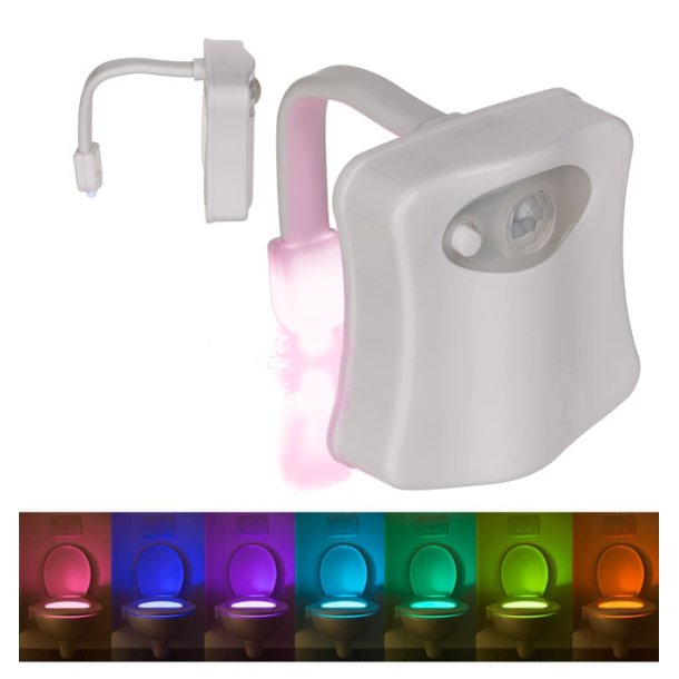 Toilet LED lys