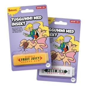 Tyggegummi med insekt