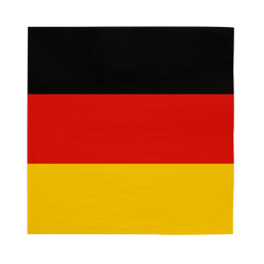 Tyskland flag servietter