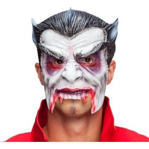 Vampyr latex halvmaske