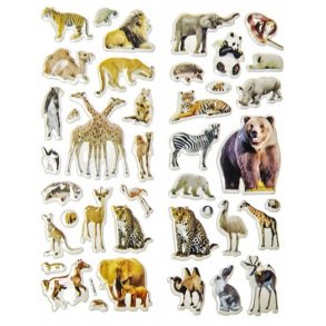 Vilde dyr klistermrker