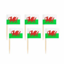 Wales mini flag