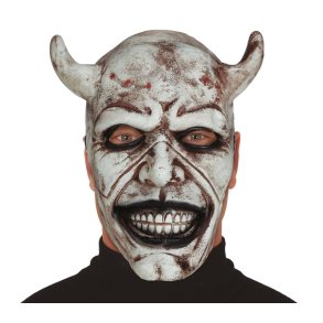 White Devil latex maske
