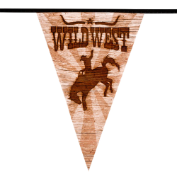 Wild West flagbanner