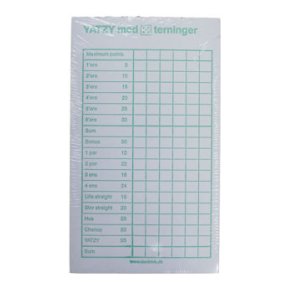 Yatzy blokke til 5 terninger