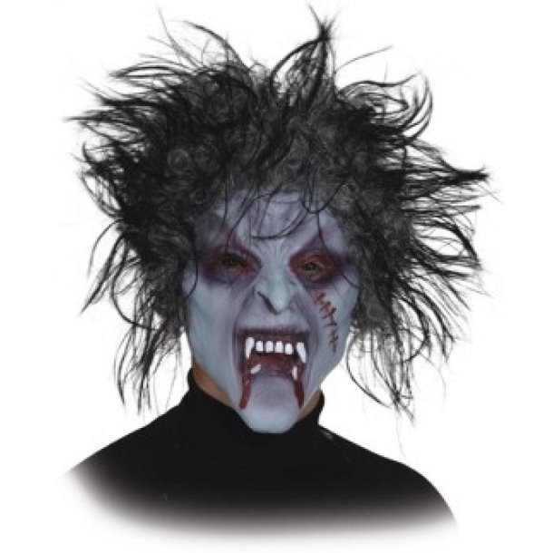 Zombie vampire latex maske