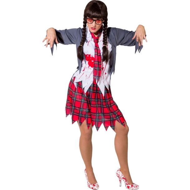 Zombie School girl kostume