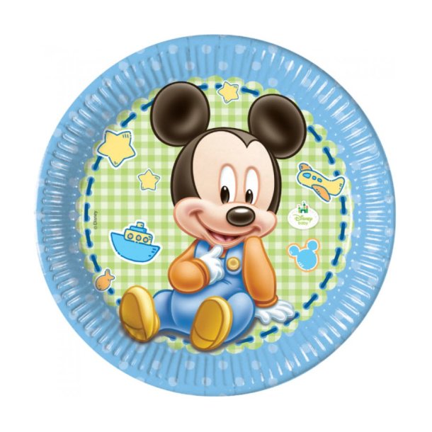 Baby Mickey Mouse paptallerkner