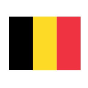Belgisk flag klisterm�rke