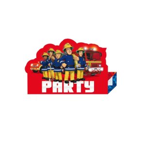 Brandmand Sam invitationer