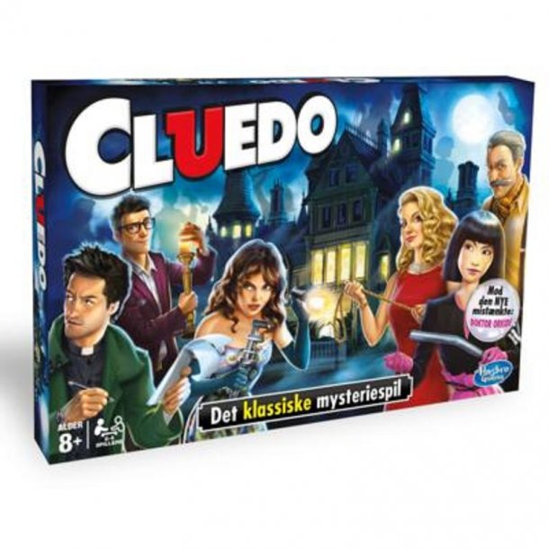 Cluedo brætspil - detektiv spil for familien.
