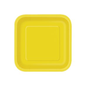 Gule frokost tallerkner