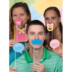 Photo props baby shower