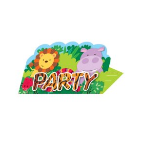 Safari party invitationer