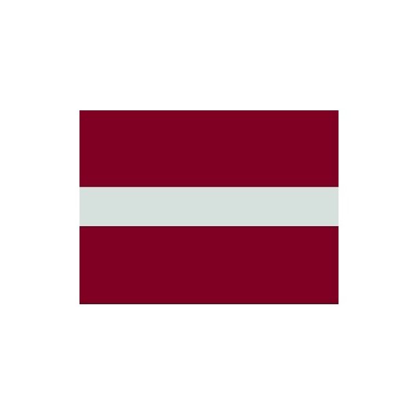 Lettisk flag klisterm�rke