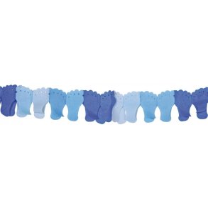 Babyfdder guirlande i bl