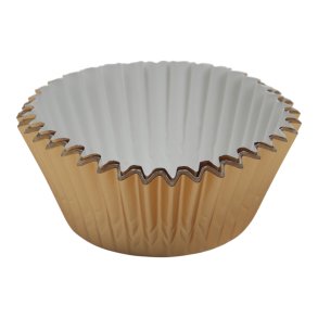 Muffin form guld metallic