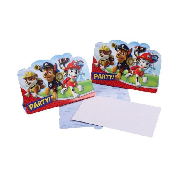 Paw Patrol invitationer