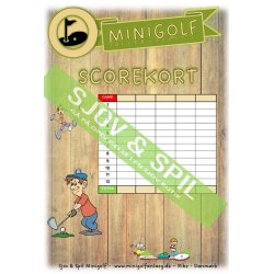 Skriveblokke A4 til minigolf